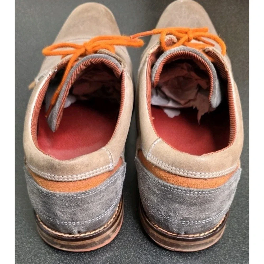 Bullboxer Brevos Oxford Loafer‎ Leather Brown Lace Up Men 10 Business Casual